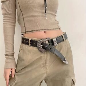 Wholesale Vintage Western Buckle Leather Belt – OEM/ODM Customizable