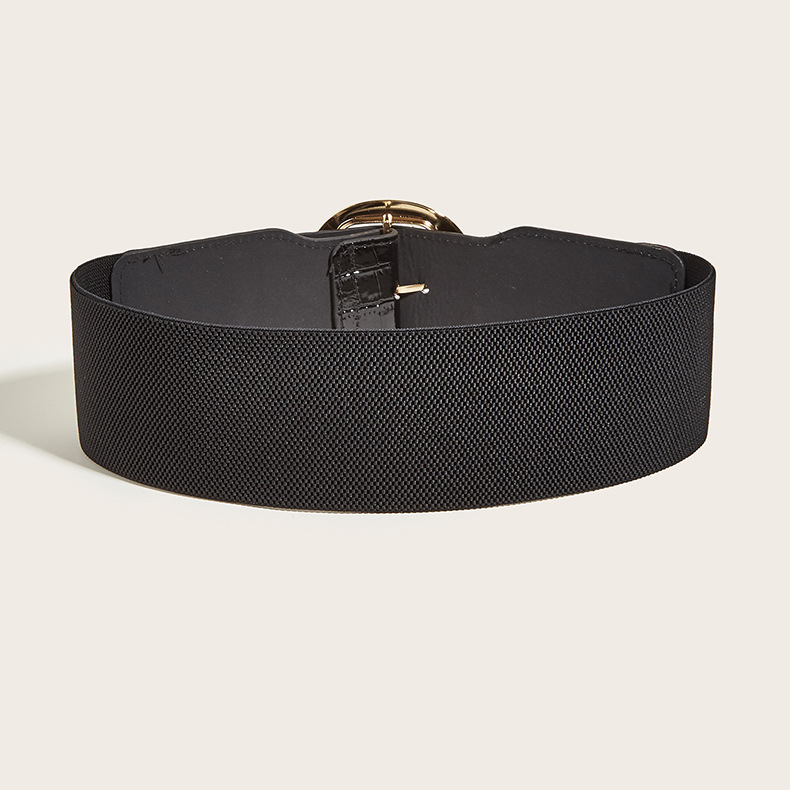 Wholesale Stone Pattern Waist Belt - Open Pin Buckle Elastic Corset Belt for Dresses - Image 4