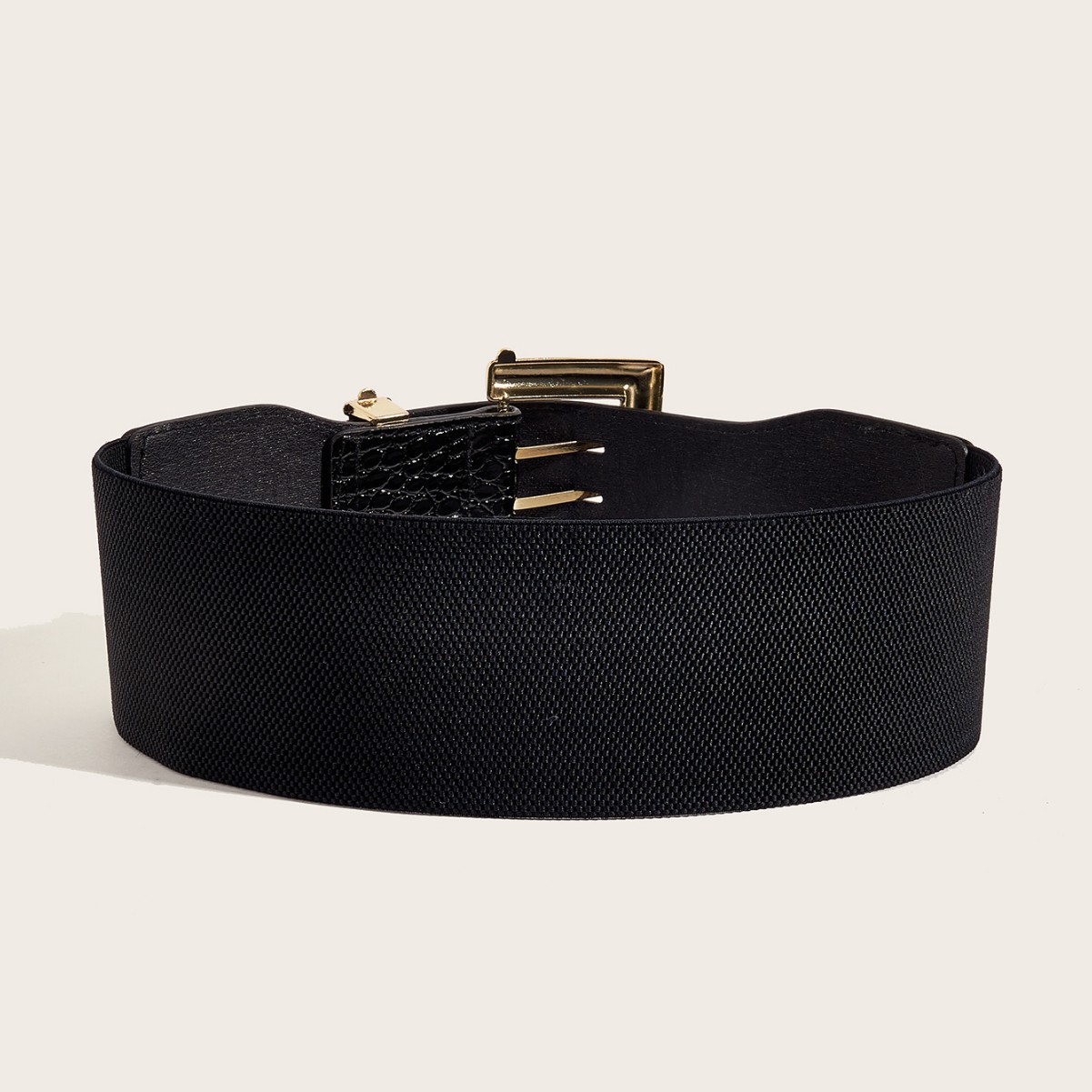Women Vintage Elastic Waist Belt - Detail 3