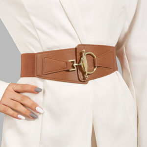 Wholesale Women's Fashion Elastic Corset Belt - Trendy Wide Waist Belt for Dresses and Coats