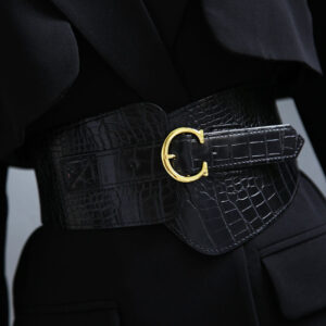 Trendy European American Style Belt - Black
