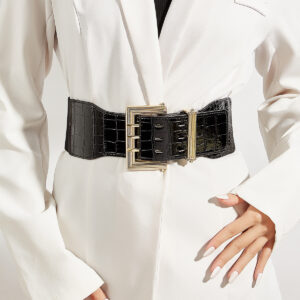 Women Vintage Elastic Waist Belt - Main Image