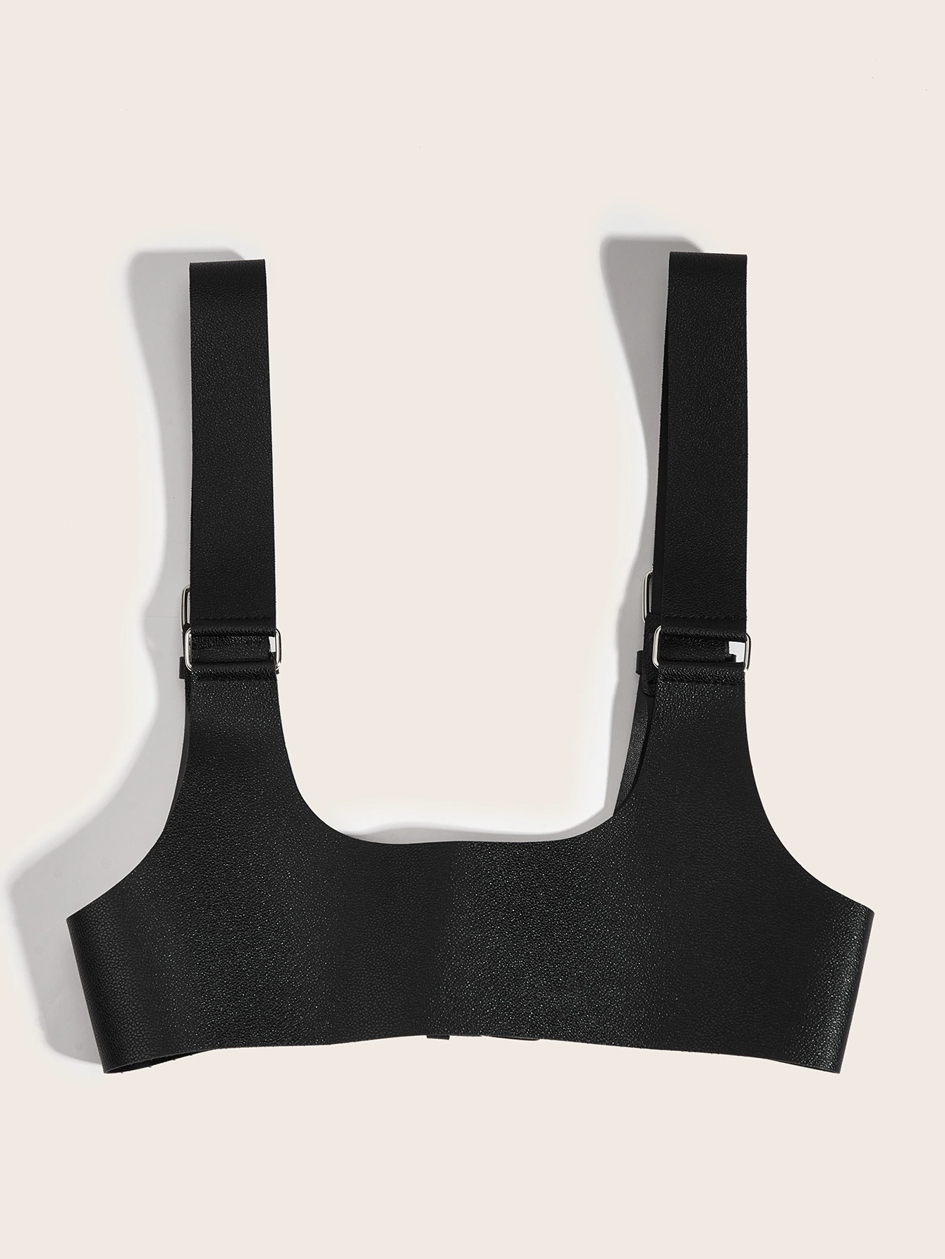 Wholesale Dark Gothic Leather Harness Corset Belt - Chain Detail Bustier Waist Belt - Image 4