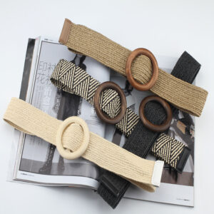 Bohemian Woven Belt - Women Elastic Dress Belt