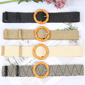 Korean Style Cotton Linen Woven Belt