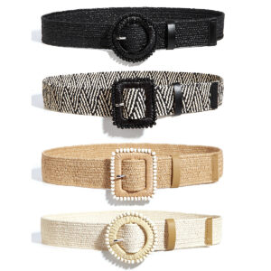 Korean PP Grass Woven Belt - All Colors