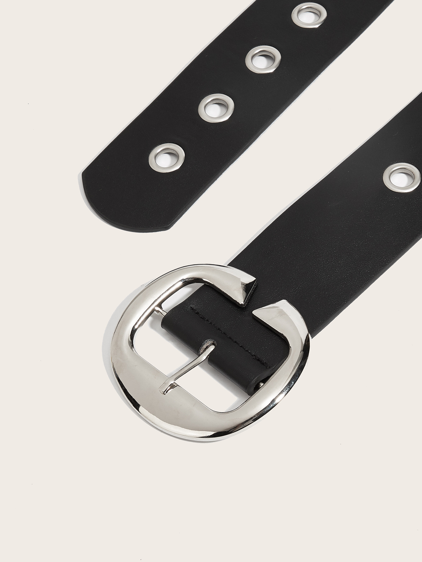 Wholesale Punk Rivet Snap Button Belt - Bulk Customizable PU Leather Belt Factory Supply OEM - Image 8