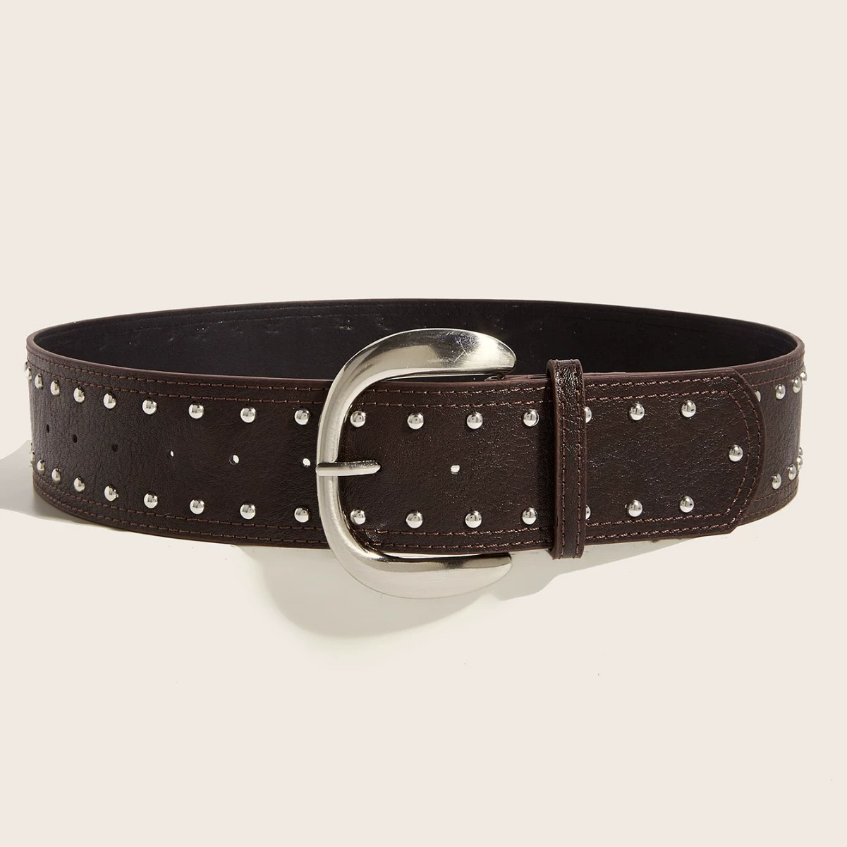 Punk Rivet Belt Western Style Fashion Chain Belt Wholesale Factory OEM Customizable B2B - Image 3