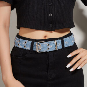Star Double-Buckle Canvas Belt - All Colors
