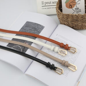 Korean Style Geometric Buckle Belt - Main View