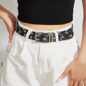 Punk Star Double-Buckle Belt - Main Image